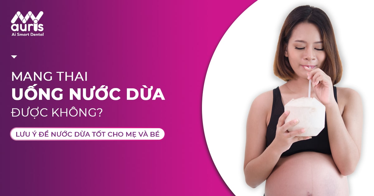 Có bầu uống nước dừa được không?