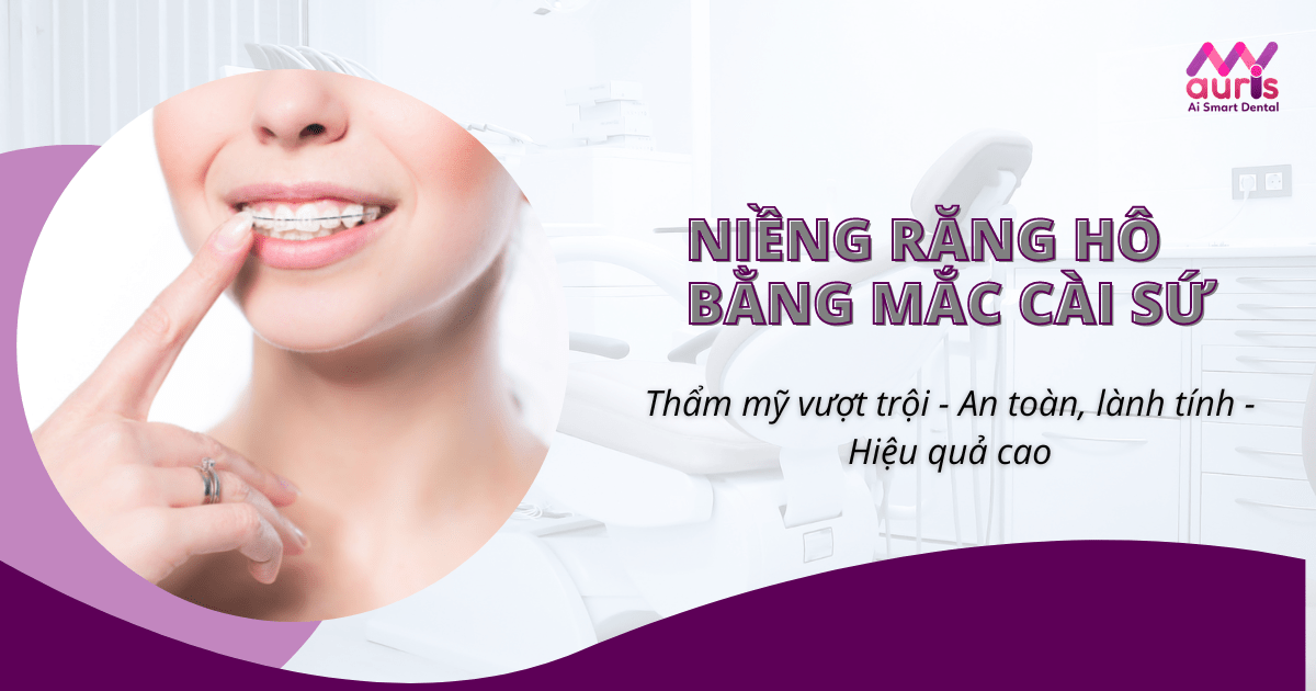 Niềng răng hô bằng mắc cài sứ có thành công không?