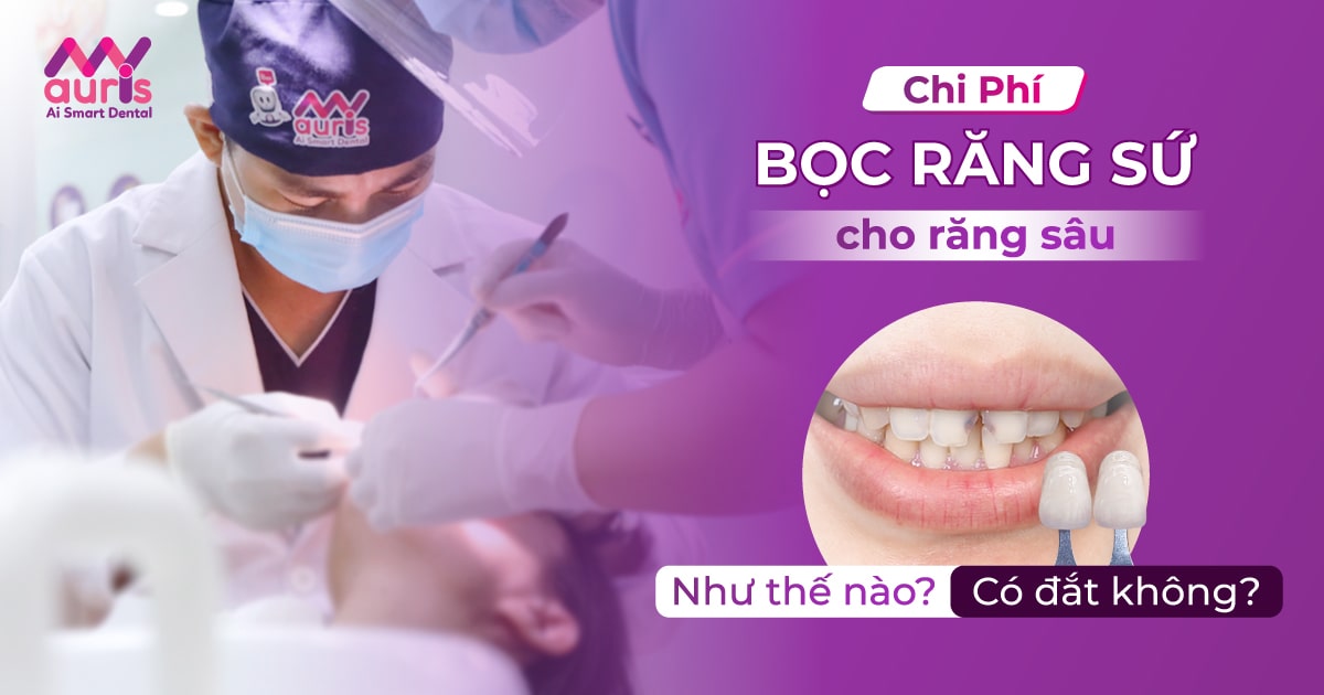 chi phí bọc răng sứ cho răng sâu