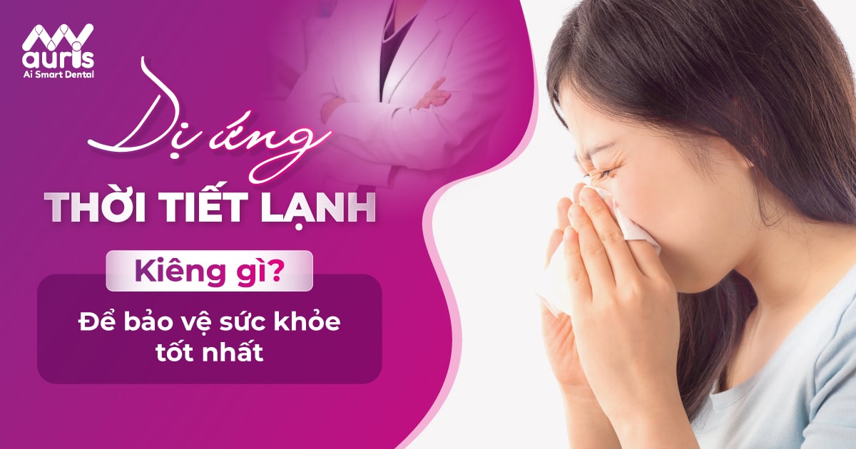 dị ứng thời tiết lạnh kiêng gì