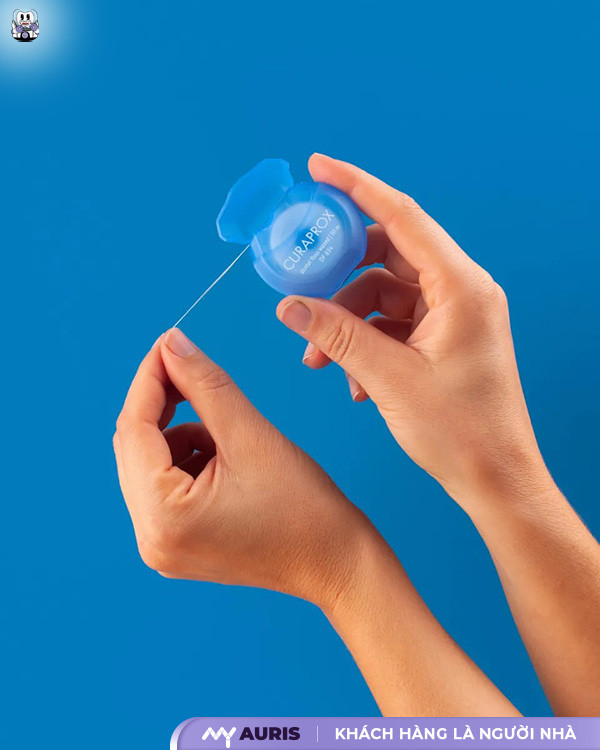 cách dùng chỉ nha khoa khi niềng răng