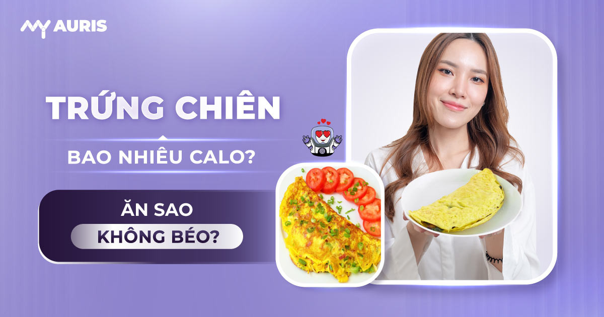 trứng chiên bao nhiêu calo