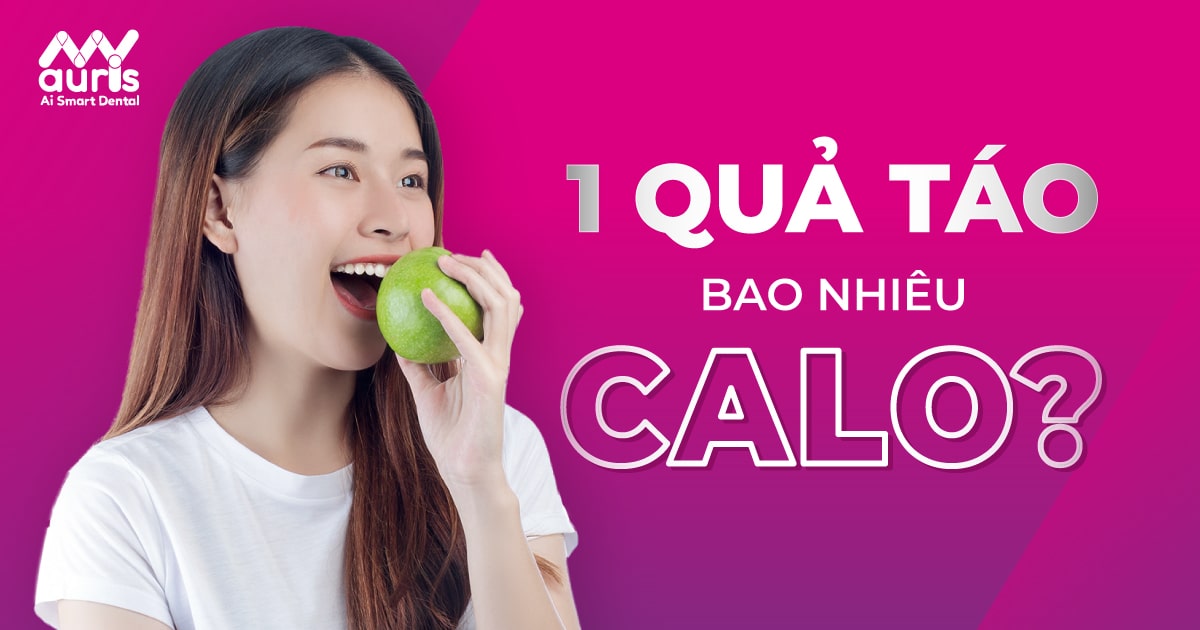 1 quả táo bao nhiêu calo