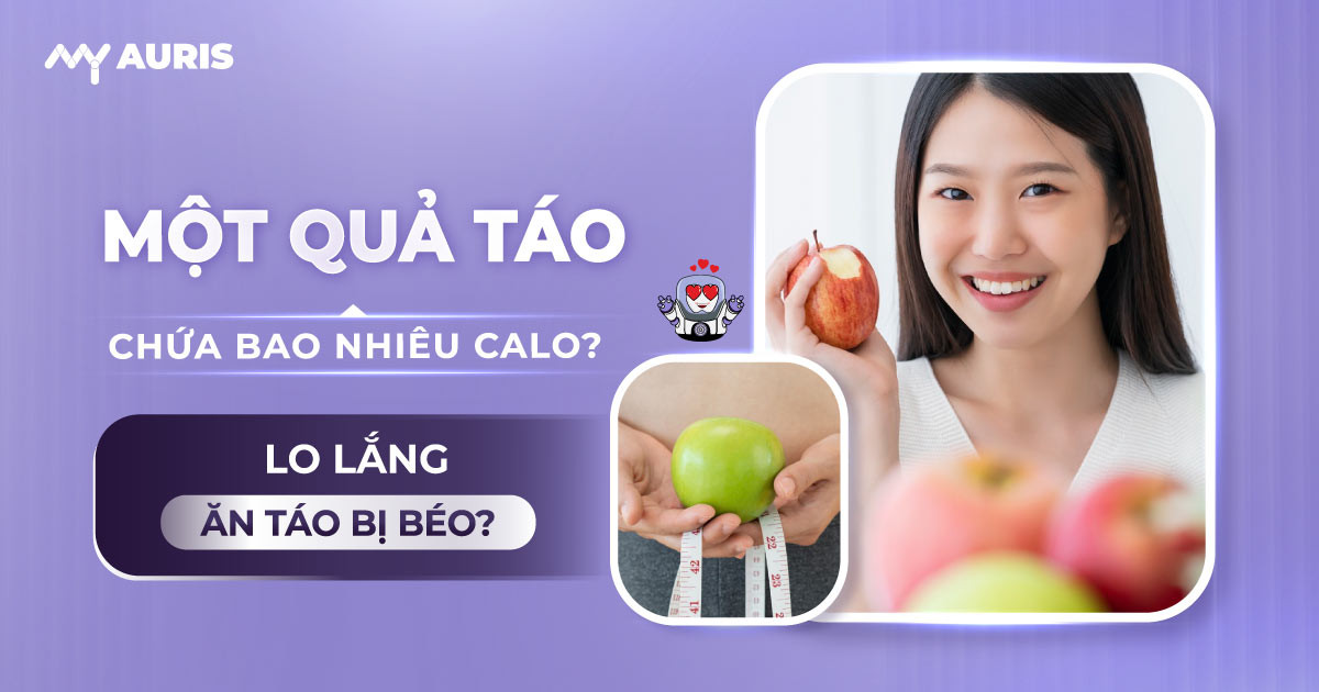 một quả táo chứa bao nhiêu calo