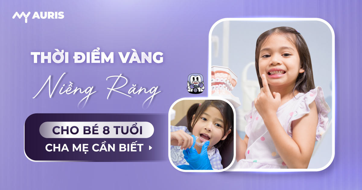 niềng răng cho bé 8 tuổi