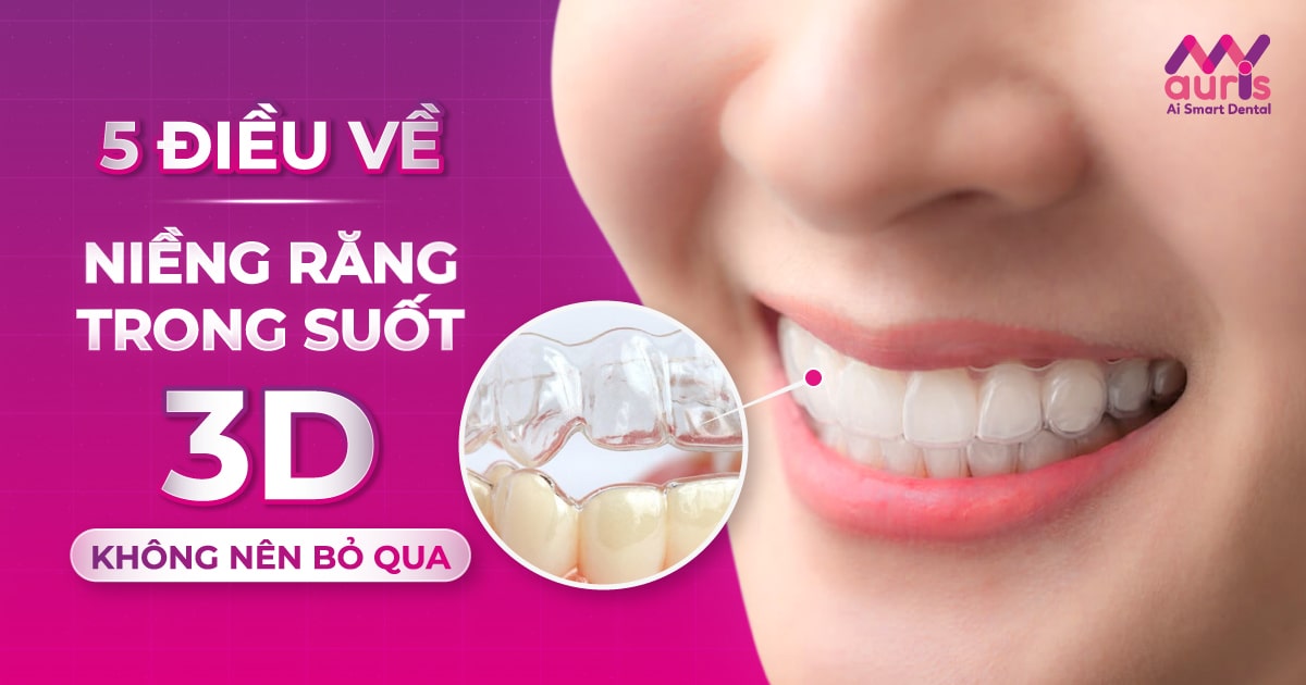 niềng răng trong suốt 3d