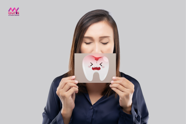 Răng bị sâu nặng - Trường hợp làm răng giả phải lấy tủy răng 