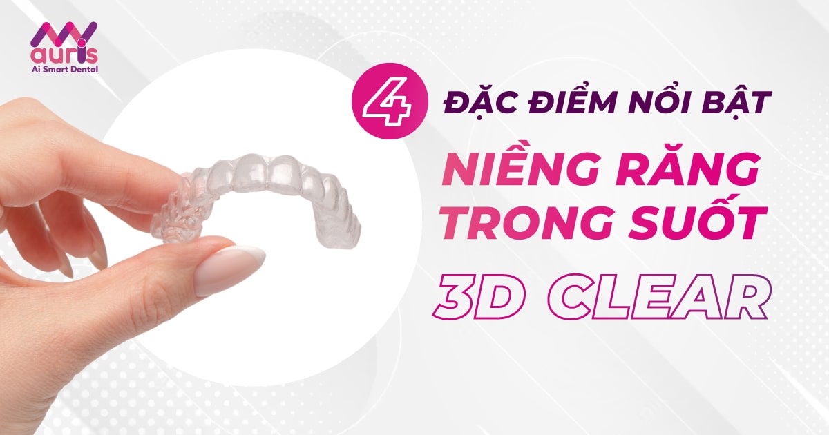 niềng răng không mắc cài 3d clear