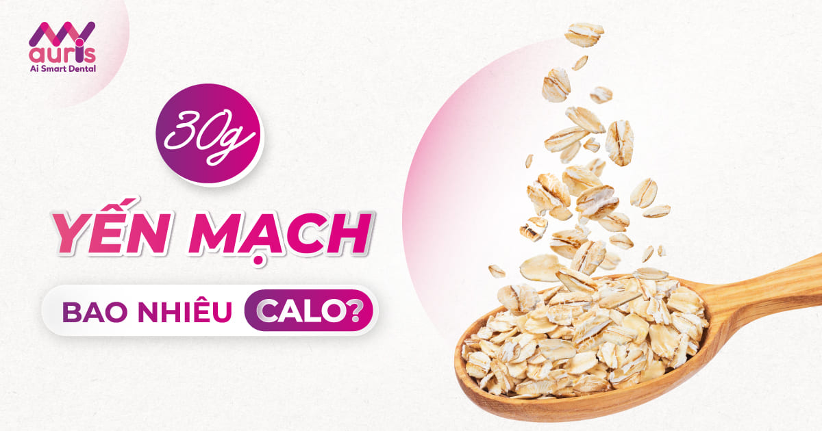 30g yến mạch bao nhiêu calo