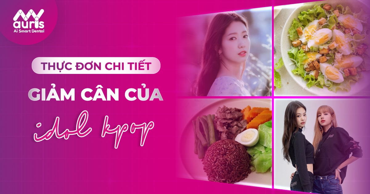 thực đơn giảm cân của idol kpop