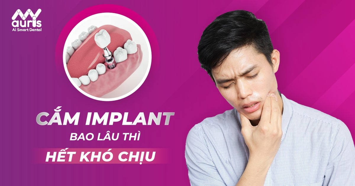 cấy răng implant có đau không