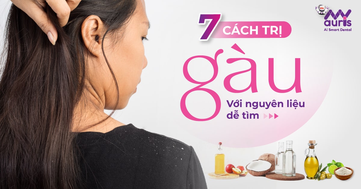 cách trị gàu