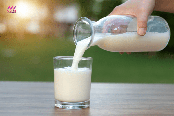 Sữa và sản phẩm từ sữa - ăn uống sau khi niềng răng