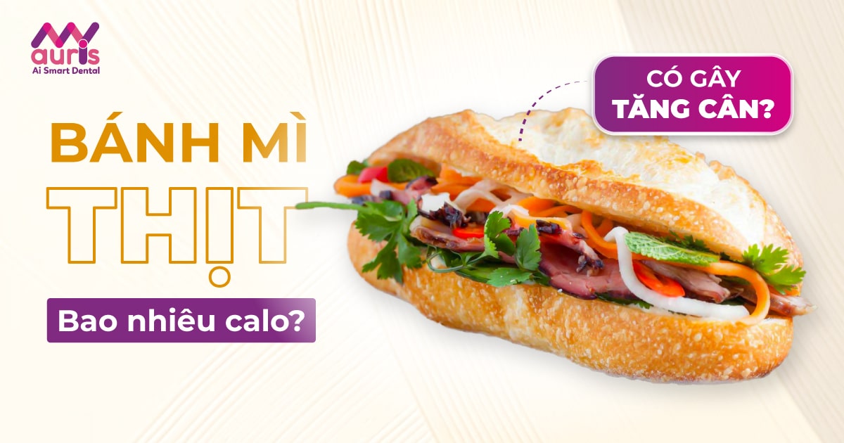 Bánh mì thịt bao nhiêu calo