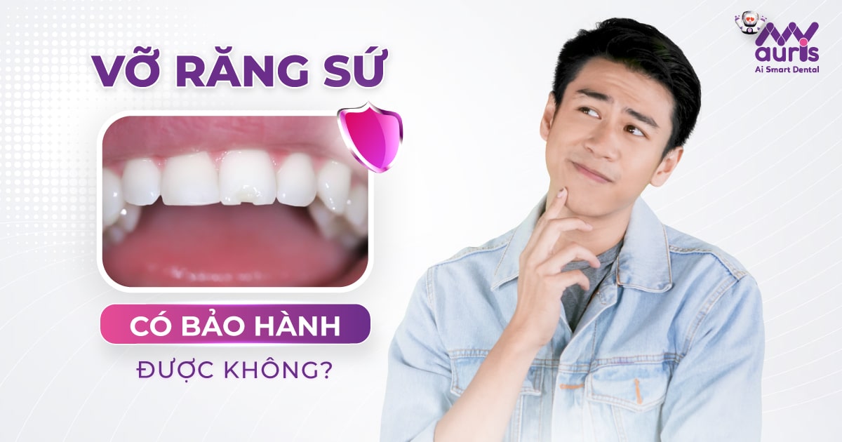 vỡ răng sứ