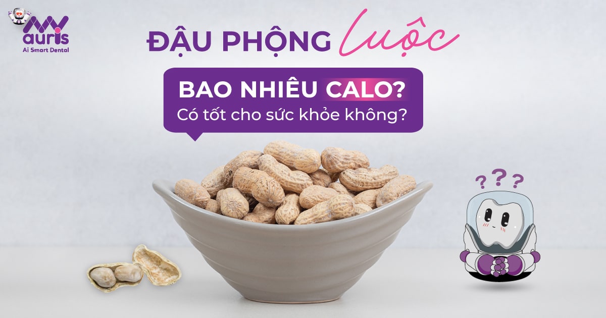 Đậu phộng luộc bao nhiêu calo