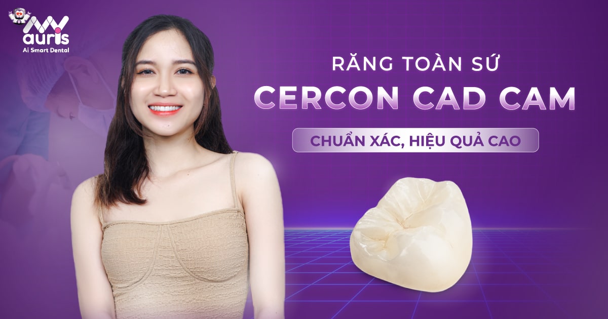 Răng toàn sứ cercon cad cam