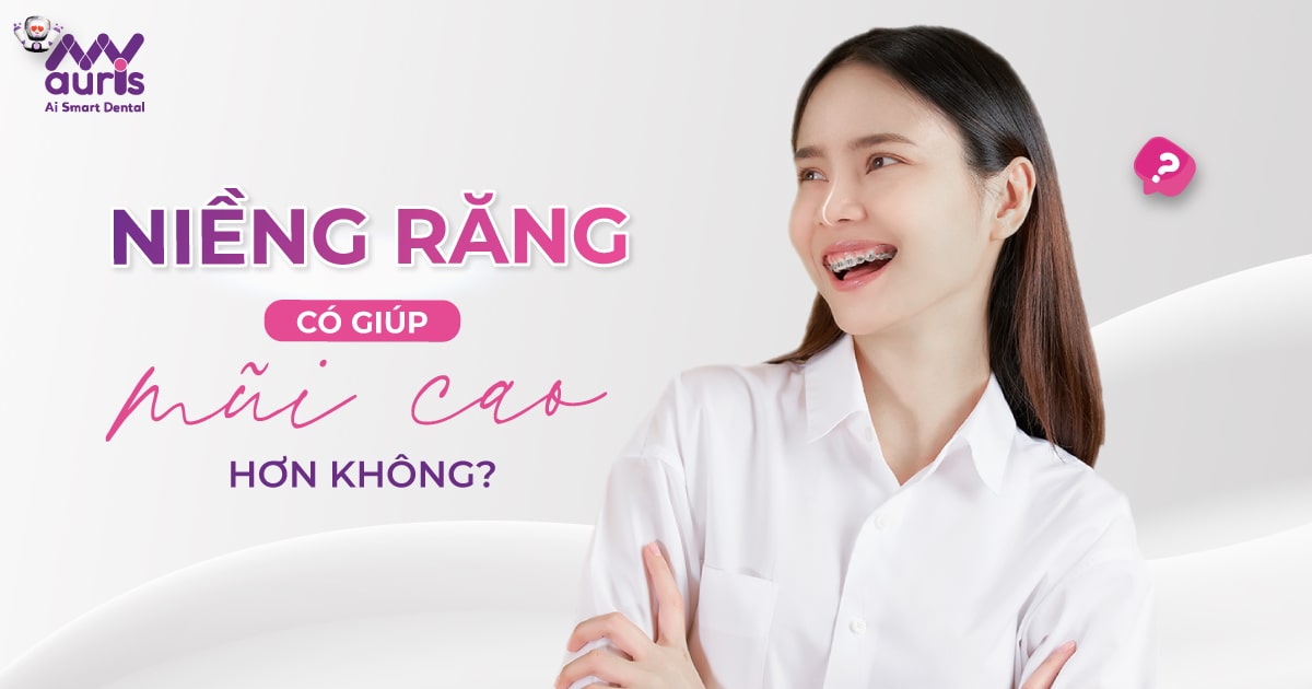 niềng răng có giúp mũi cao hơn không