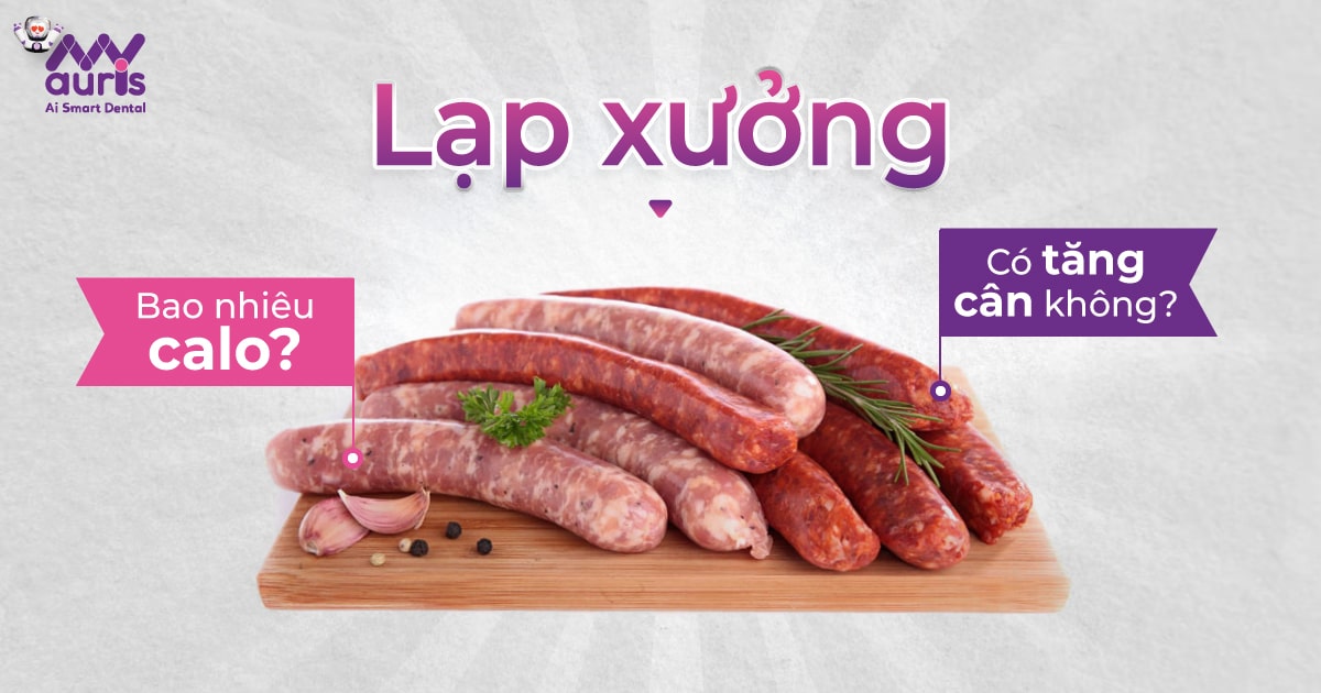 Lạp xưởng bao nhiêu calo