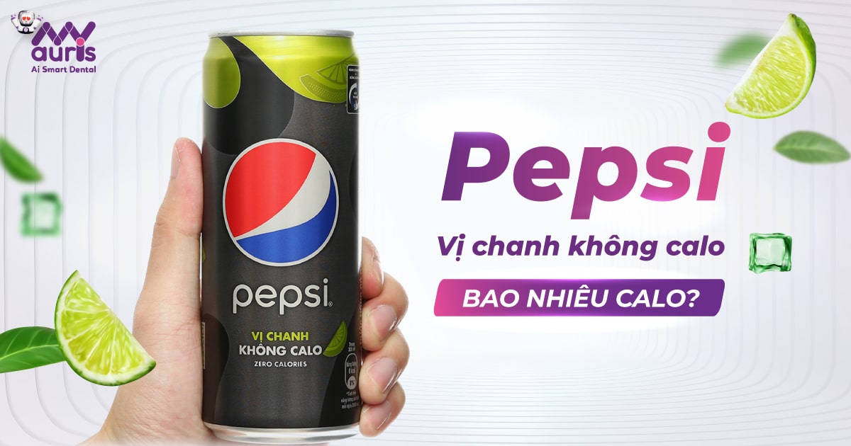 pepsi vị chanh không calo