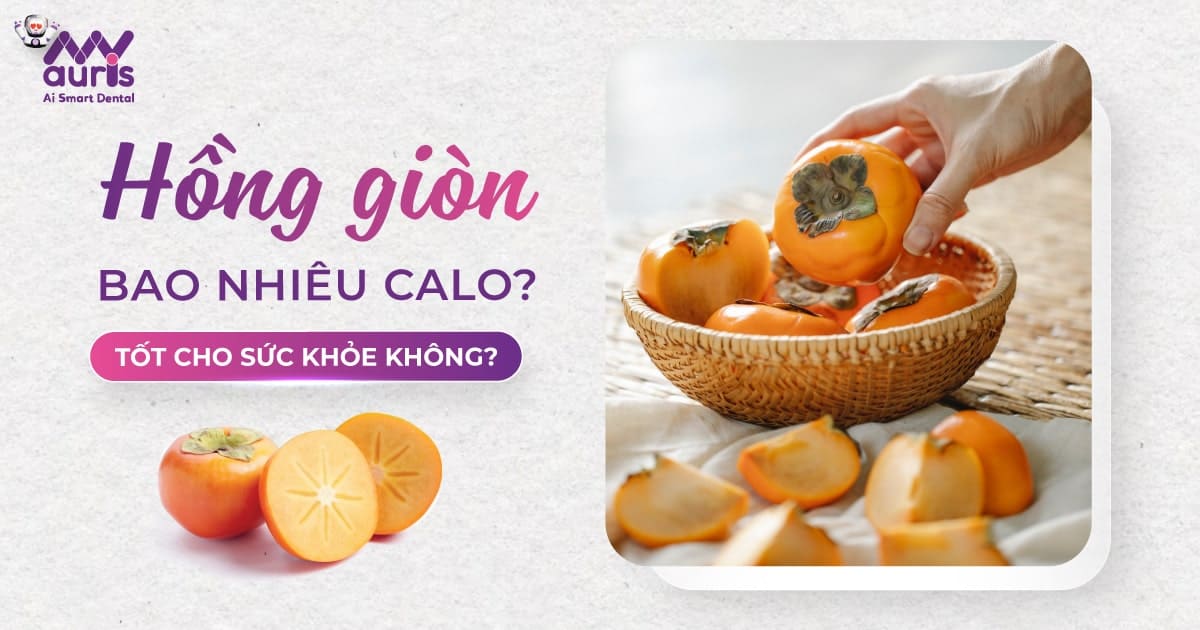 Hồng giòn bao nhiêu calo