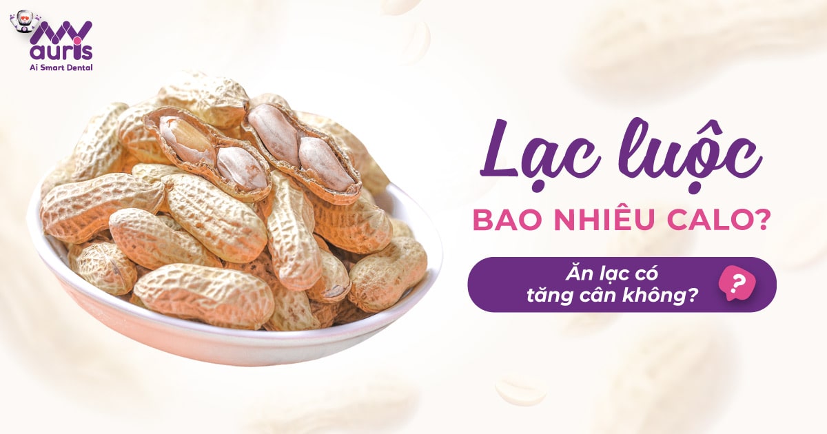 Lạc luộc bao nhiêu calo