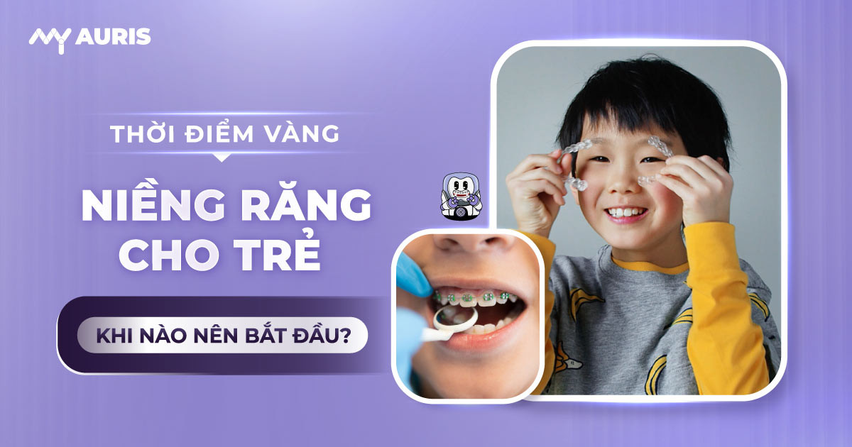 trẻ em nên niềng răng khi nào