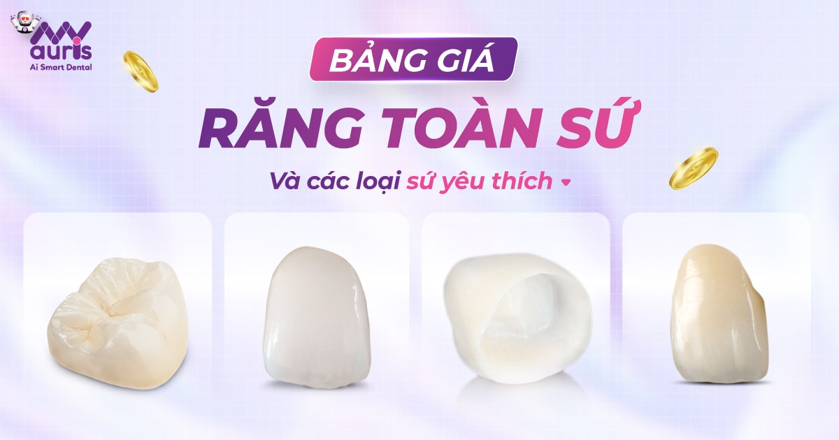 bảng giá răng toàn sứ