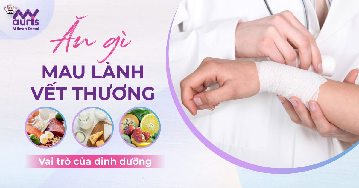 ăn gì mau lành vết thương