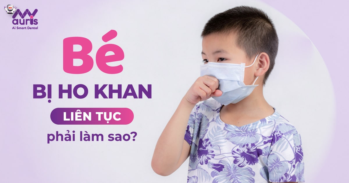 Bé bị ho khan liên tục phải làm sao? (5 cách chính)