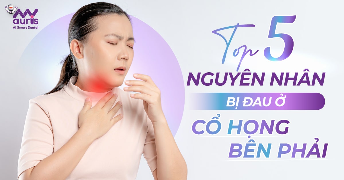 bị đau ở cổ họng bên phải