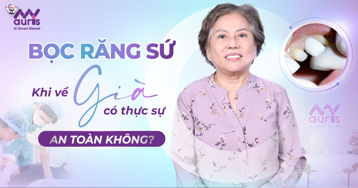 răng sứ khi về già