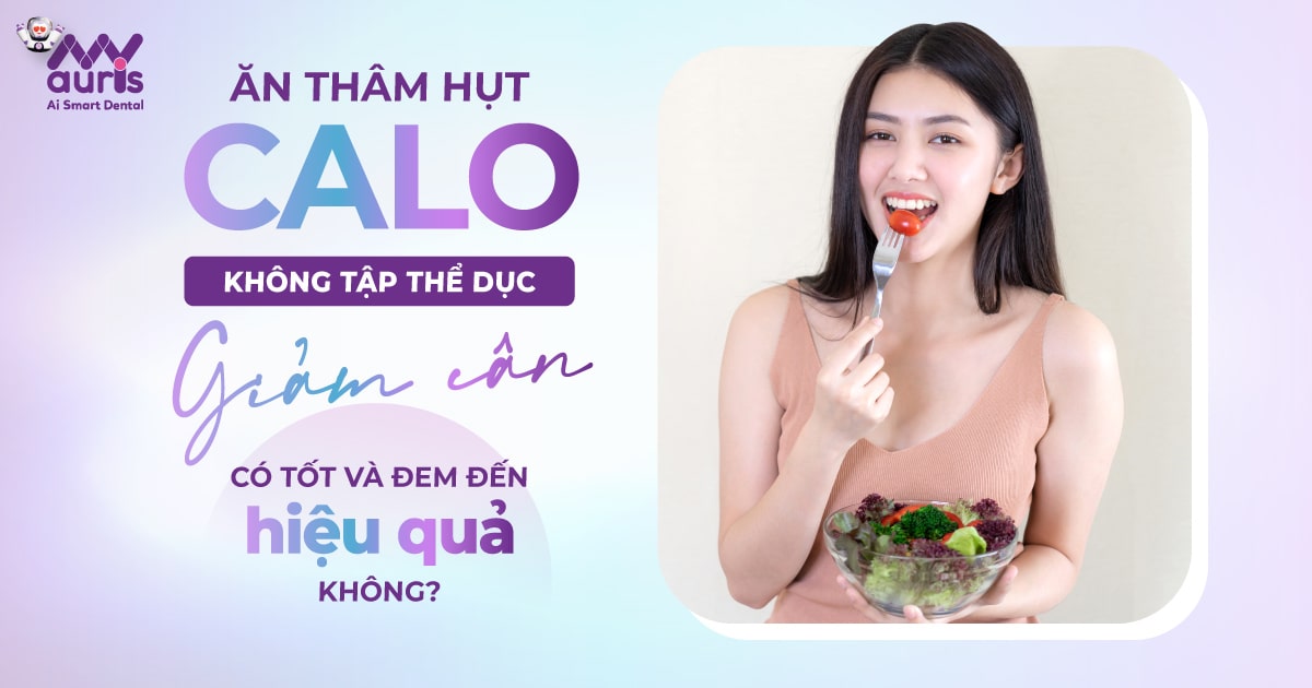 Ăn thâm hụt calo không tập thể dục giảm cân