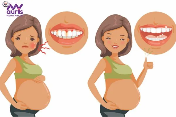 Một số vấn đề về sức khỏe răng miệng thường gặp lúc mang thai 