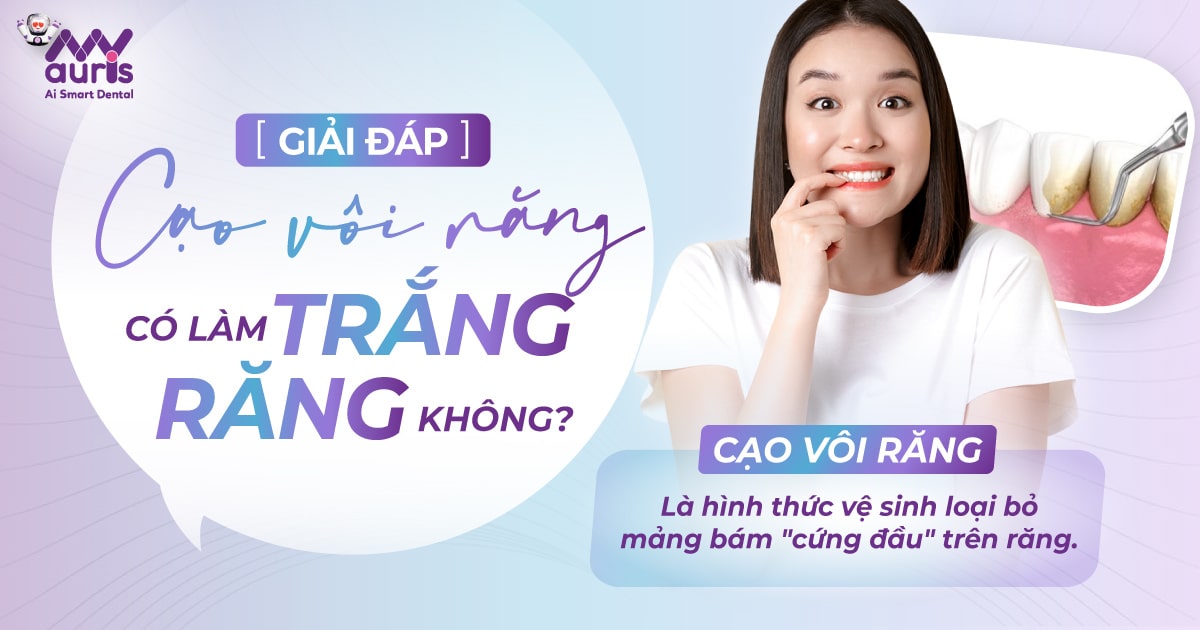 Cạo vôi răng có làm trắng răng không?