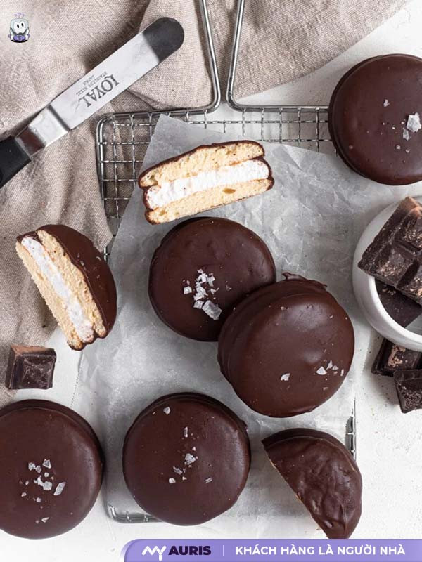 chocopie,bánh chocopie bao nhiêu calo,1 cái bánh chocopie 30g bao nhiêu calo