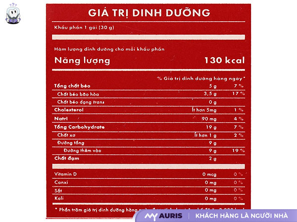 chocopie,bánh chocopie bao nhiêu calo,1 cái bánh chocopie 30g bao nhiêu calo