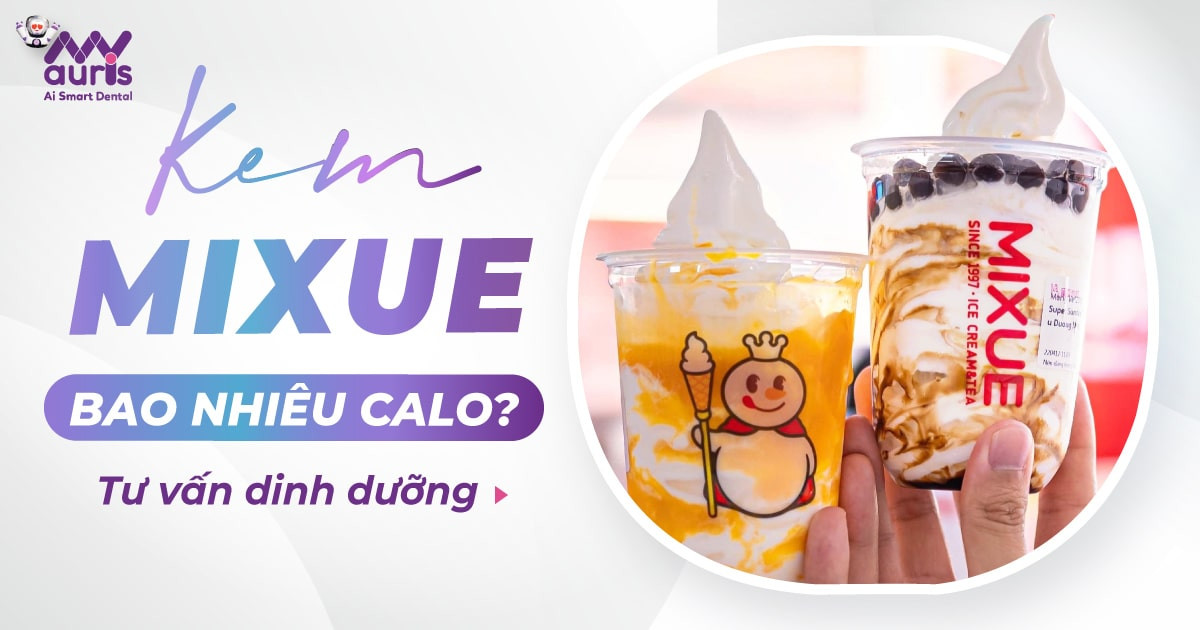 [Tư vấn dinh dưỡng] 1 cây kem Mixue bao nhiêu calo?