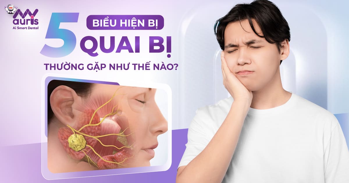 biểu hiện của quai bị