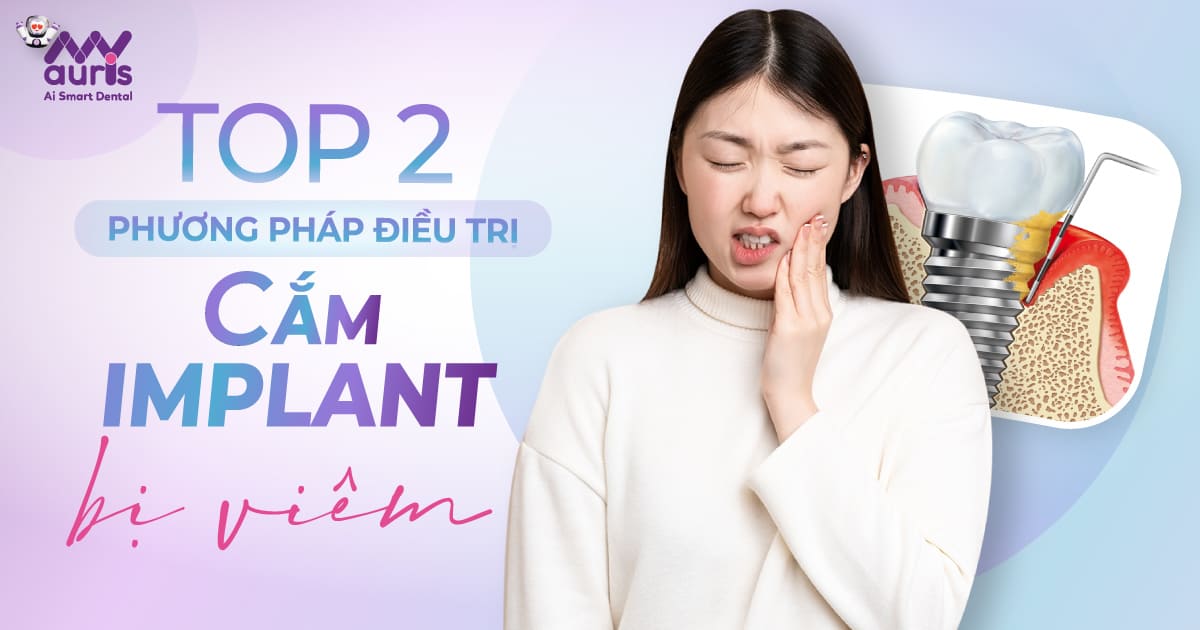 cắm implant bị viêm