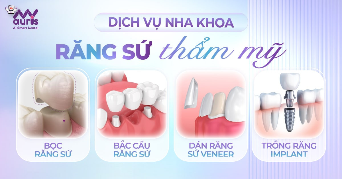 Tham khảo dịch vụ nha khoa răng sứ thẩm mỹ hiện nay