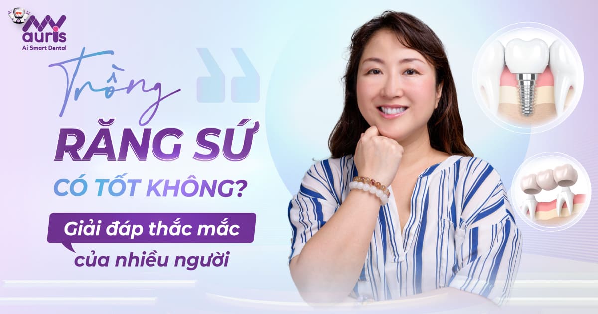 trồng răng sứ có tốt không