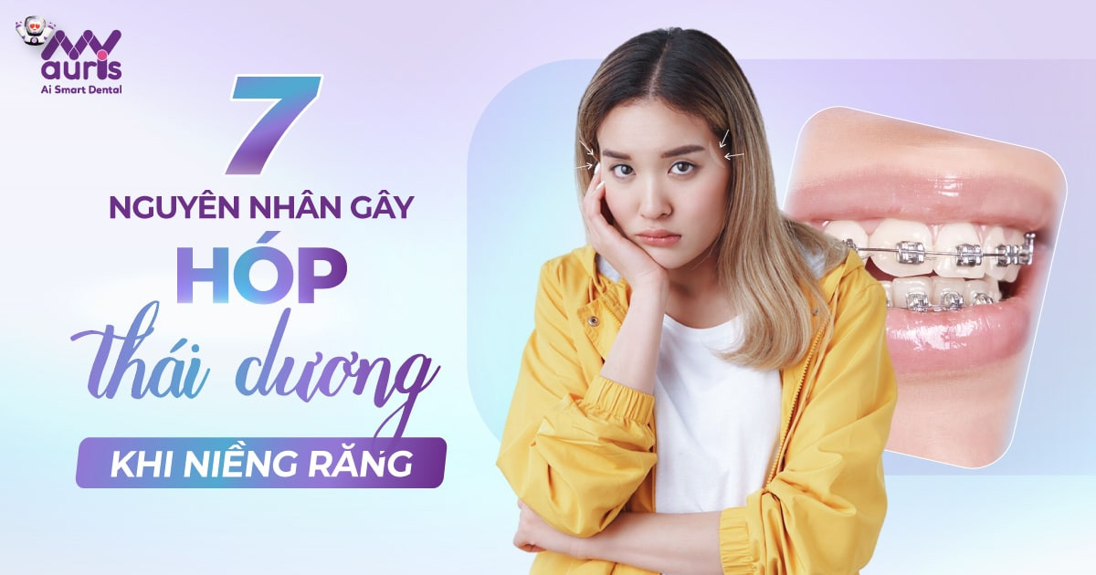 7 Nguyên nhân gây hóp thái dương khi niềng răng