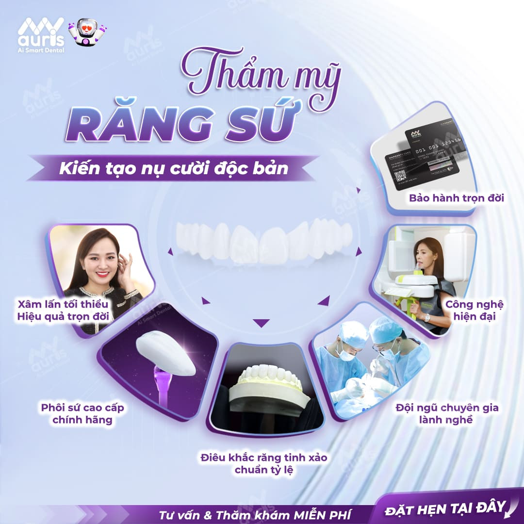 bảng giá làm răng sứ thẩm mỹ