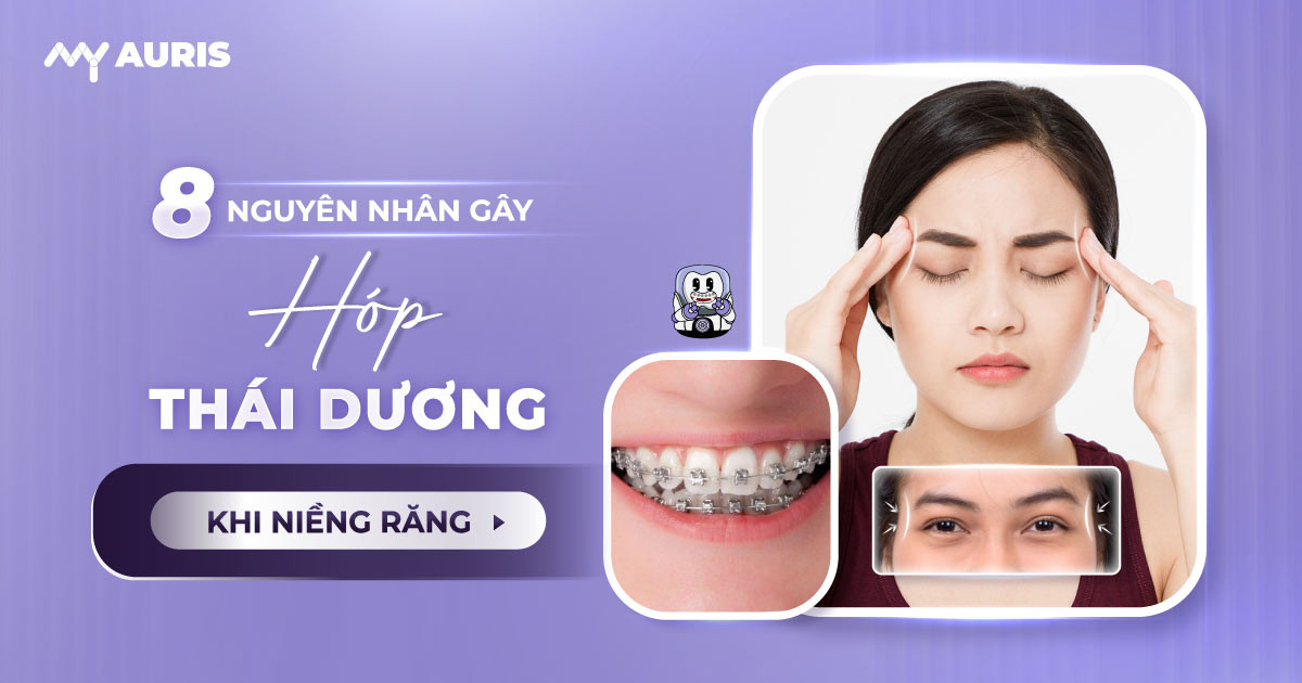hóp thái dương khi niềng răng