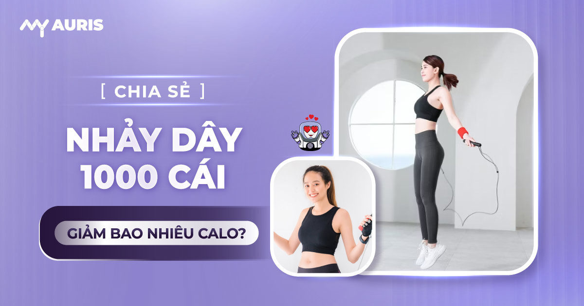 nhảy dây 1000 cái giảm bao nhiêu calo
