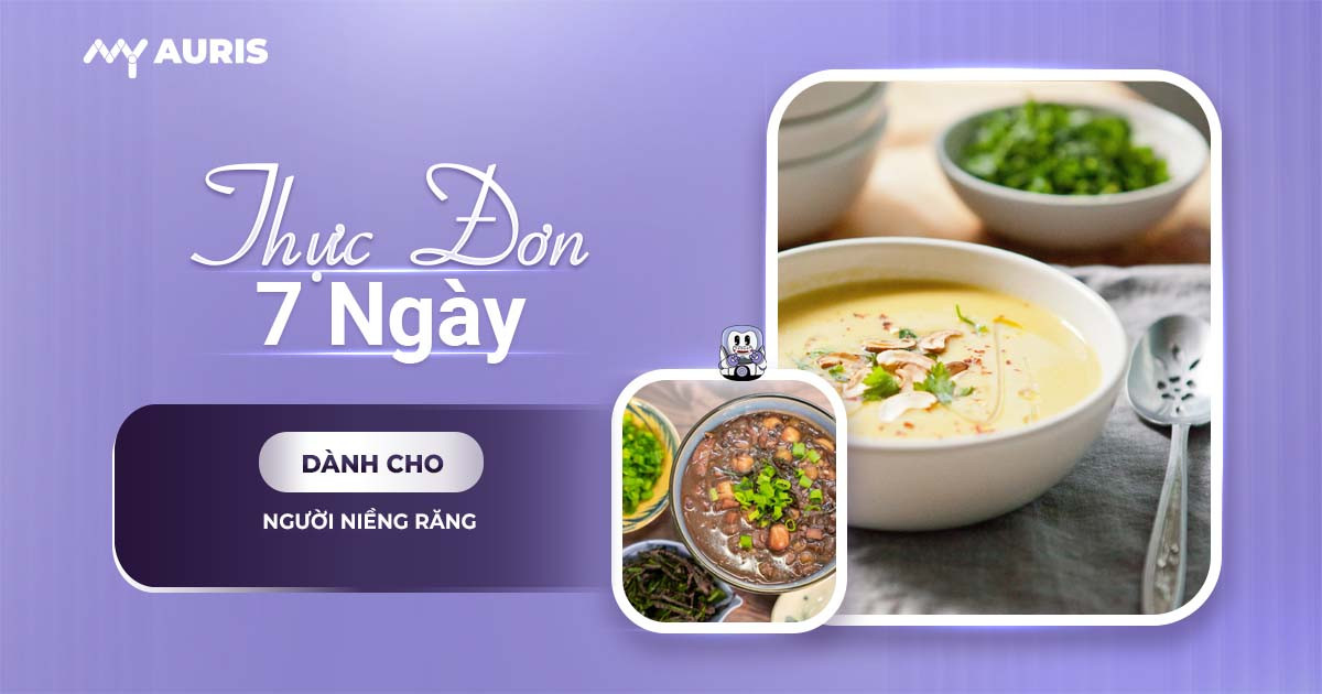 thực đơn 7 ngày cho người niềng răng