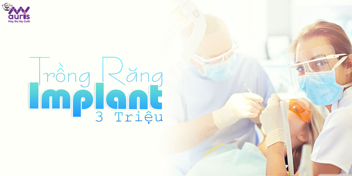 trồng răng implant 3 triệu