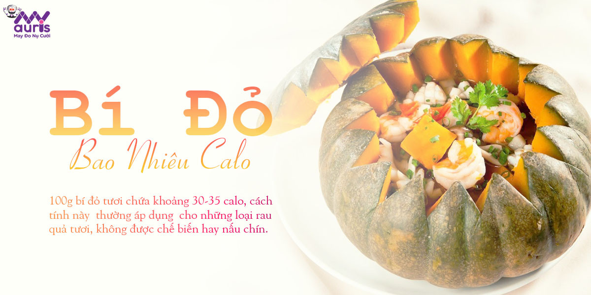 bí đỏ bao nhiêu calo