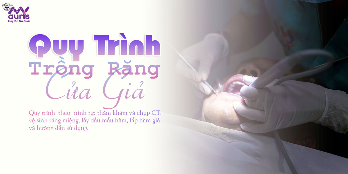 quy trình trồng răng cửa giả